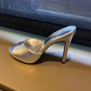 Aldo silver heels
